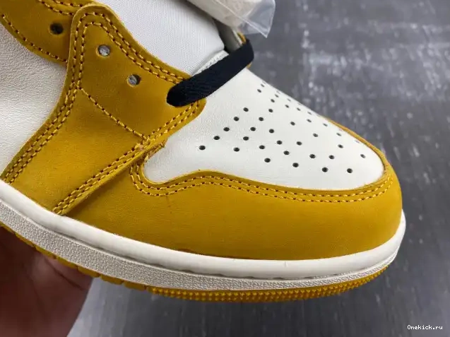 One Kick 1 DZ5485-701 Ochre Air Yellow OG High Jordan 0604